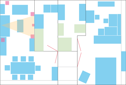 Plan approximatif de l'appartement